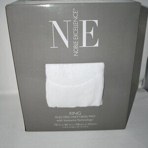 Noble Excellence Electric Mattress Pad with Invisiwire Technology Size: King # N